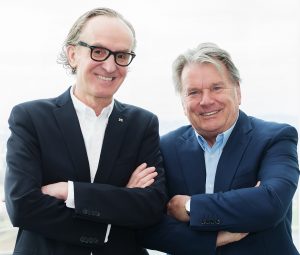 Gründer Peter Grundmann mit Investor Hans Peter Haselsteiner 
