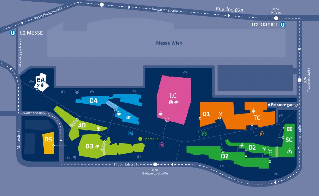 Plan des Campus WU